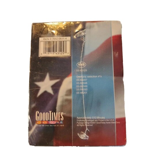 John Wayne - American Hero of the Movies (VHS, 2002, 5-Tape Set)-New Sealed - Picture 6 of 6